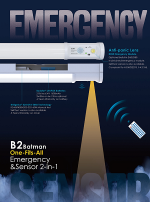 Fanxstar innovatív vészvilágítási megoldás: Bridgelux K24 2 az 1-ben intelligens vészhelyzeti LED meghajtó tápegység