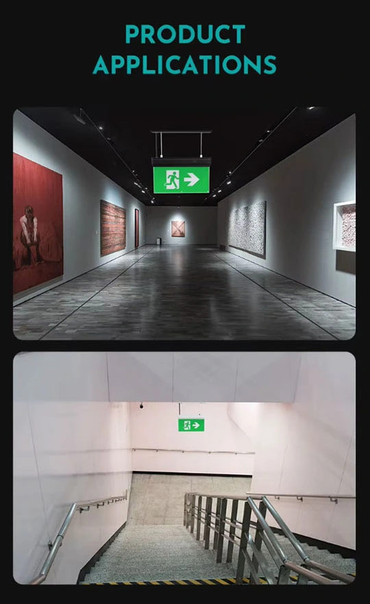 Suspended Led Emergency Exit Sign Light